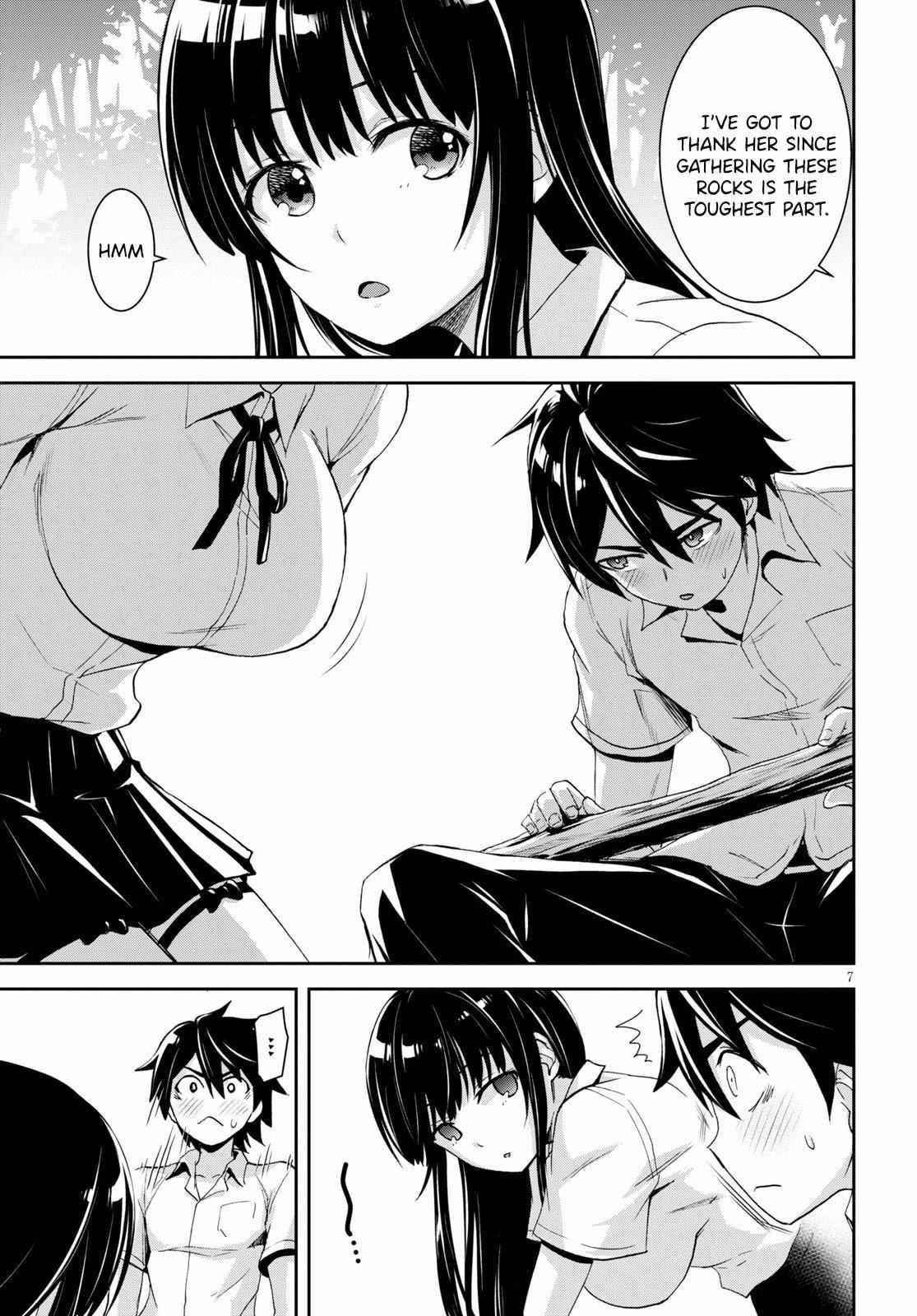 Isekai Yurutto Survival Seikatsu: Gakkou No Minna To Isekai No Mujintou Ni Tenishitakedo Ore Dake Rakushou Desu Chapter 5 - Page 7 in English