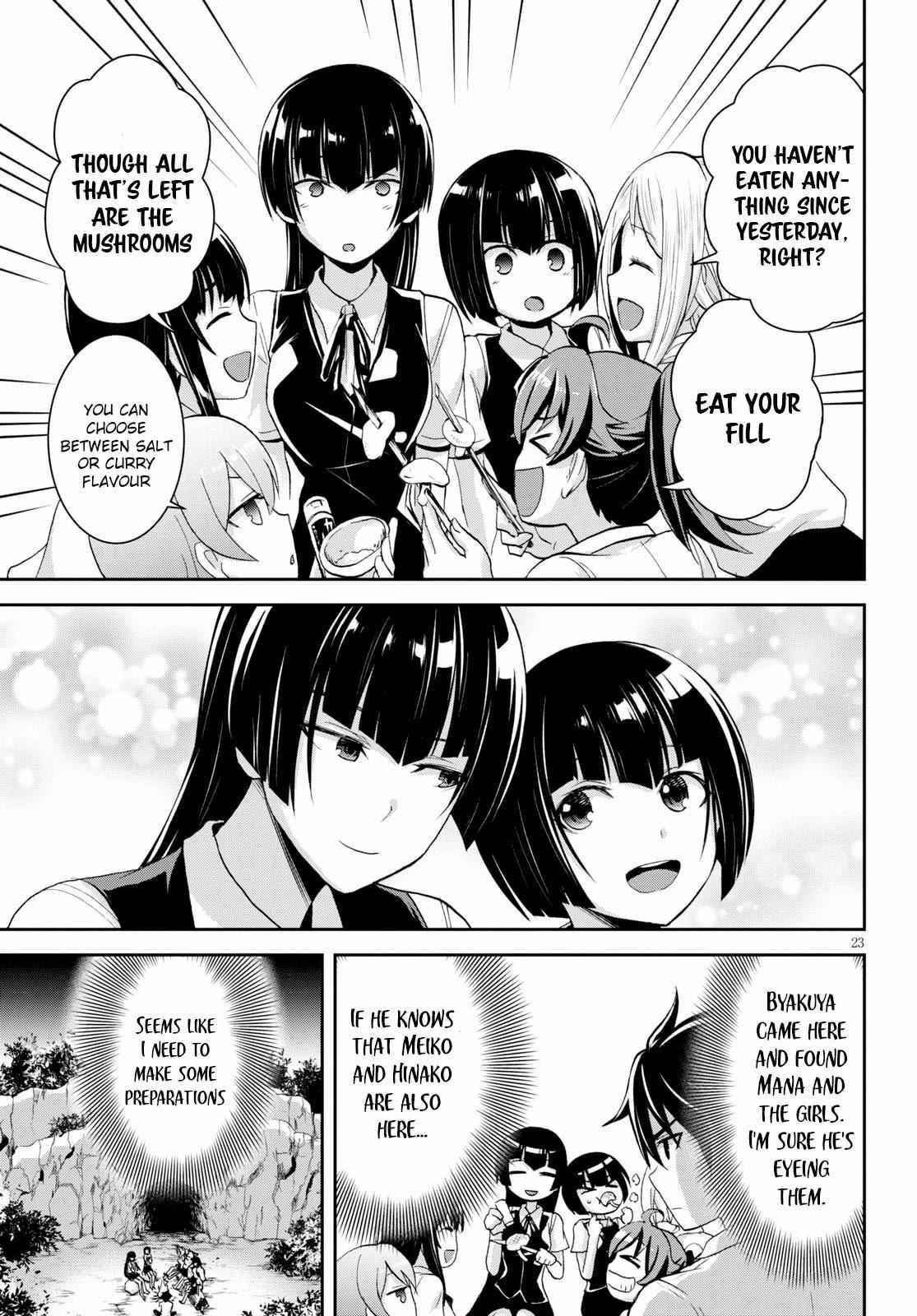 Isekai Yurutto Survival Seikatsu: Gakkou No Minna To Isekai No Mujintou Ni Tenishitakedo Ore Dake Rakushou Desu Chapter 6 - Page 25 in English