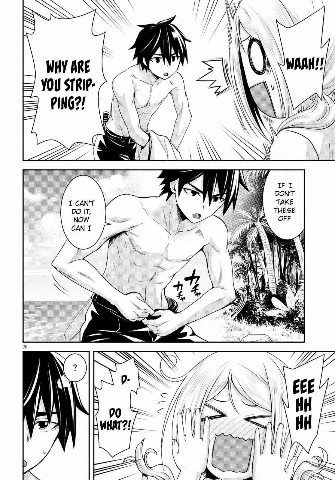 Isekai Yurutto Survival Seikatsu: Gakkou No Minna To Isekai No Mujintou Ni Tenishitakedo Ore Dake Rakushou Desu Chapter 6 - Page 28 in English