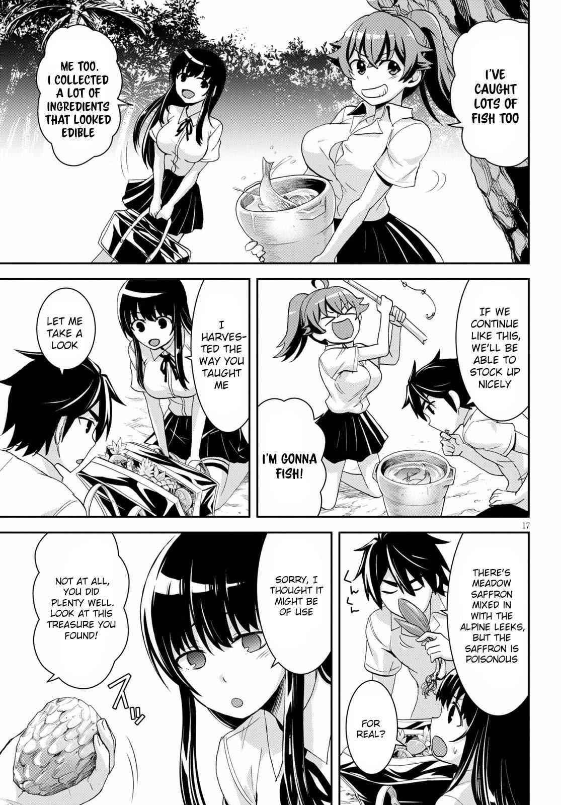 Isekai Yurutto Survival Seikatsu: Gakkou No Minna To Isekai No Mujintou Ni Tenishitakedo Ore Dake Rakushou Desu Chapter 7 - Page 19 in English