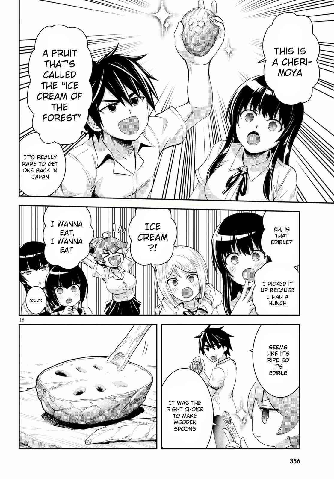 Isekai Yurutto Survival Seikatsu: Gakkou No Minna To Isekai No Mujintou Ni Tenishitakedo Ore Dake Rakushou Desu Chapter 7 - Page 20 in English