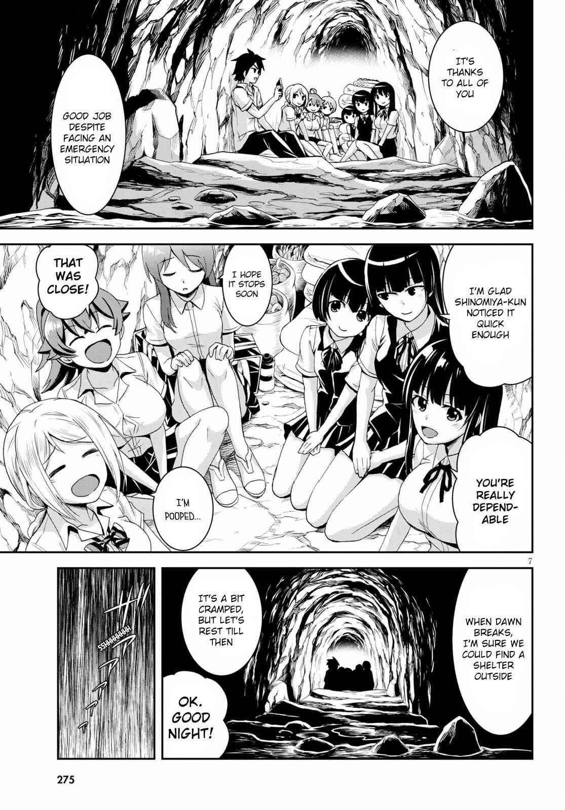 Isekai Yurutto Survival Seikatsu: Gakkou No Minna To Isekai No Mujintou Ni Tenishitakedo Ore Dake Rakushou Desu Chapter 8 - Page 7 in English
