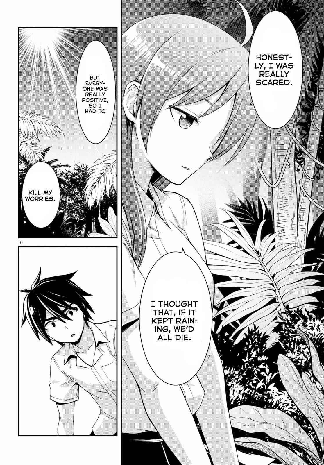 Isekai Yurutto Survival Seikatsu: Gakkou No Minna To Isekai No Mujintou Ni Tenishitakedo Ore Dake Rakushou Desu Chapter 9 - Page 10 in English