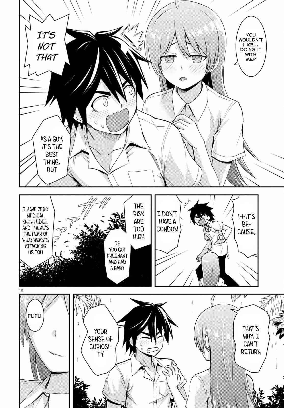 Isekai Yurutto Survival Seikatsu: Gakkou No Minna To Isekai No Mujintou Ni Tenishitakedo Ore Dake Rakushou Desu Chapter 9 - Page 18 in English
