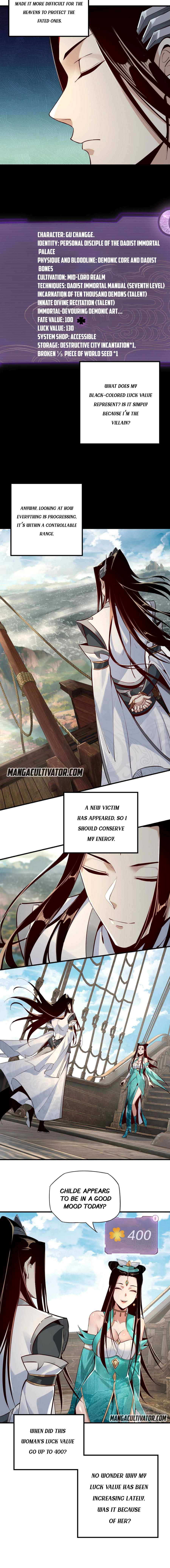 Me, The Heavenly Destined Villain Chapter 10 - Page 3 in English