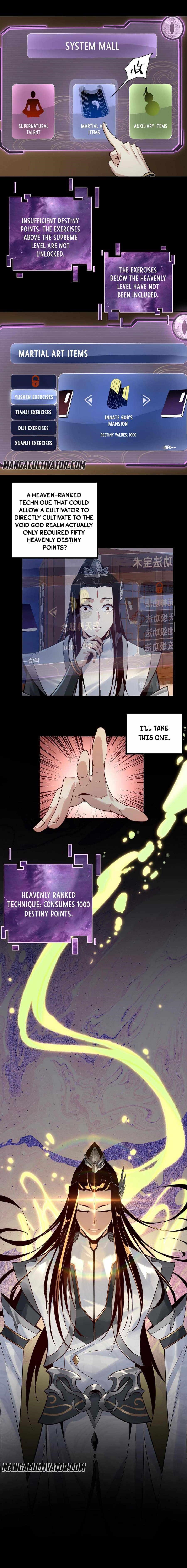 Me, The Heavenly Destined Villain Chapter 6 - Page 4 in English
