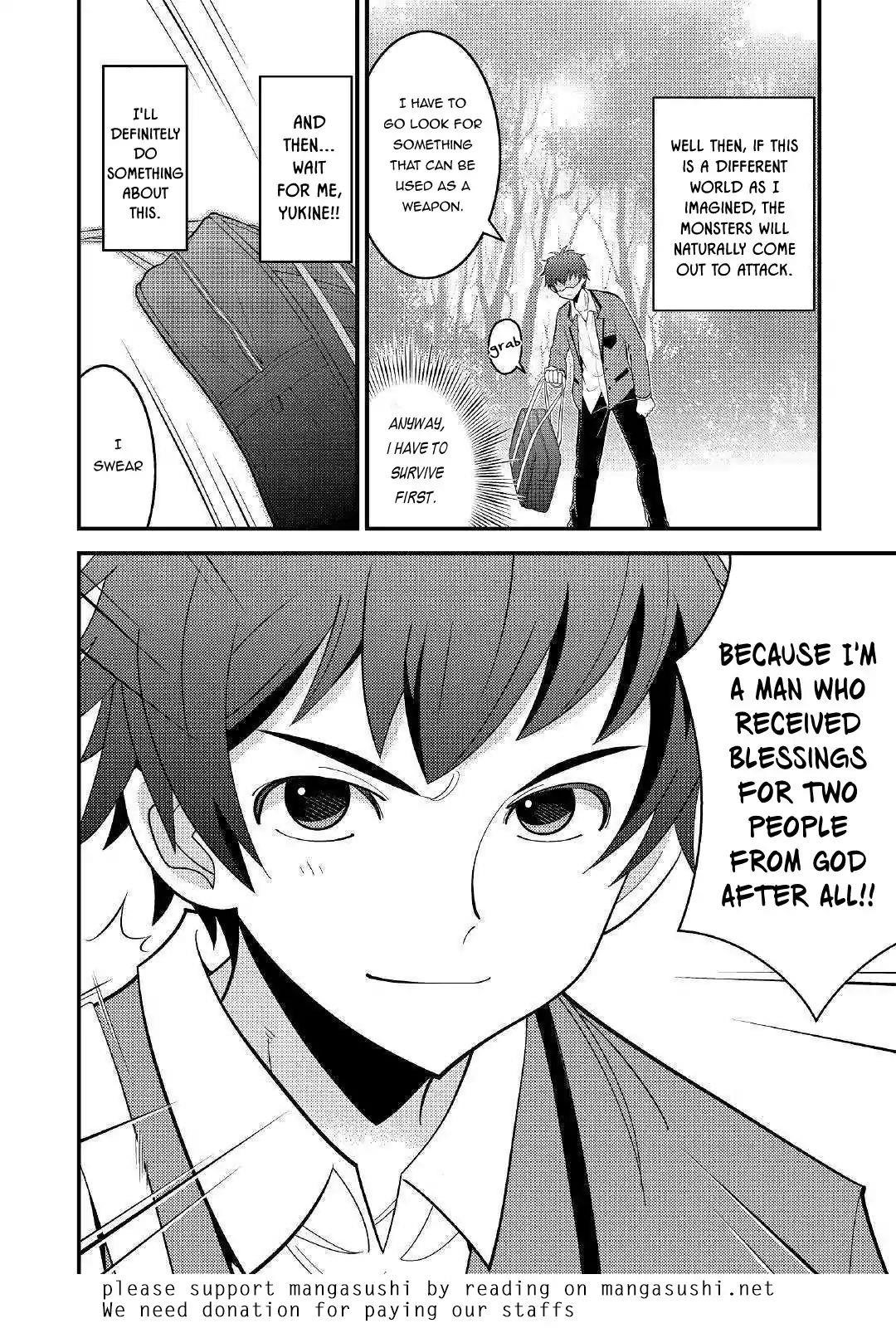 Kamisama Ni Kago 2 Nin Bun Moraimashita Chapter 1 - Page 29 in English