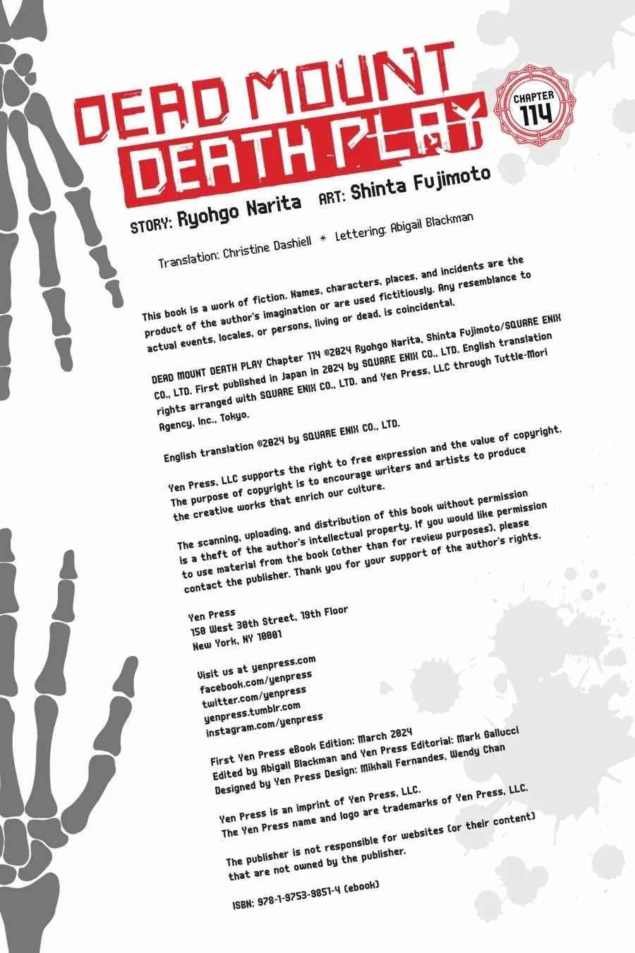 Dead Mount Death Play Chapter 114 - Page 24 in English