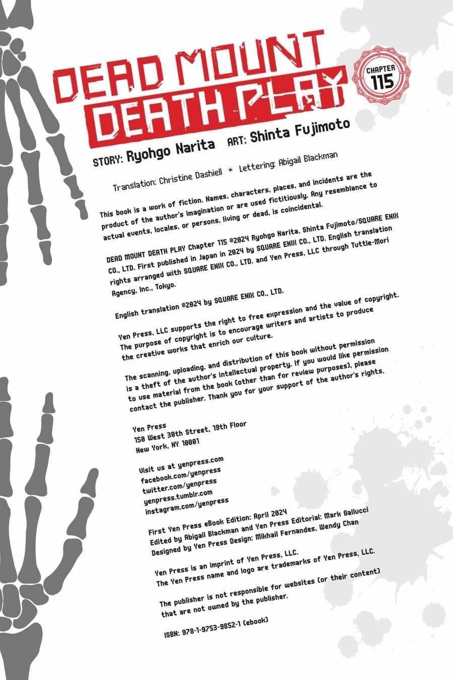 Dead Mount Death Play Chapter 115 - Page 22 in English