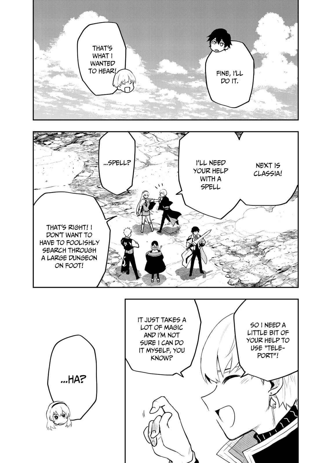 A Court Magician, Who Was Focused On Supportive Magic Because His Allies Were Too Weak, Aims To Become The Strongest After Being Banished Chapter 12 - Page 3 in English