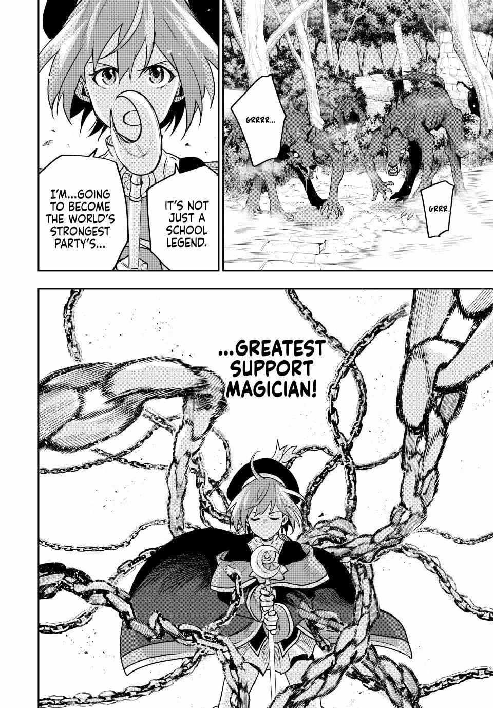 A Court Magician, Who Was Focused On Supportive Magic Because His Allies Were Too Weak, Aims To Become The Strongest After Being Banished Chapter 124 - Page 10 in English