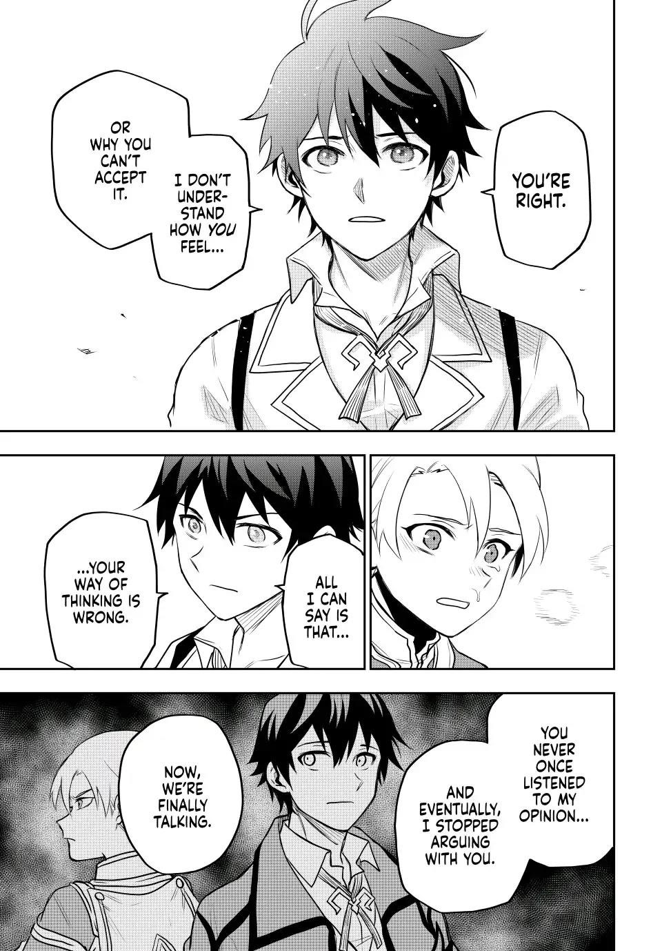 A Court Magician, Who Was Focused On Supportive Magic Because His Allies Were Too Weak, Aims To Become The Strongest After Being Banished Chapter 22 - Page 13 in English