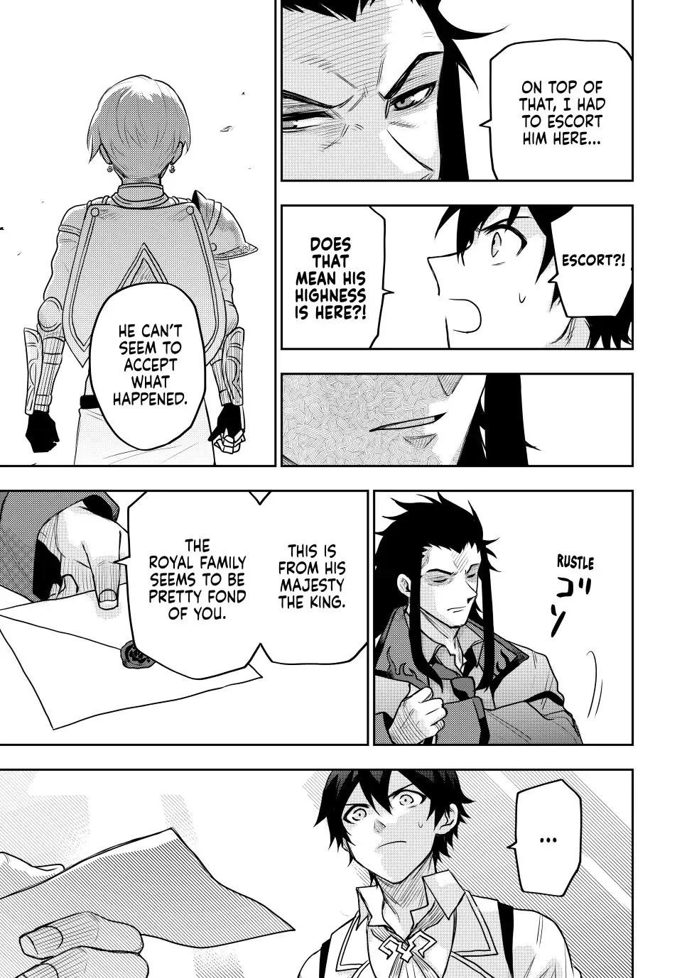 A Court Magician, Who Was Focused On Supportive Magic Because His Allies Were Too Weak, Aims To Become The Strongest After Being Banished Chapter 22 - Page 5 in English