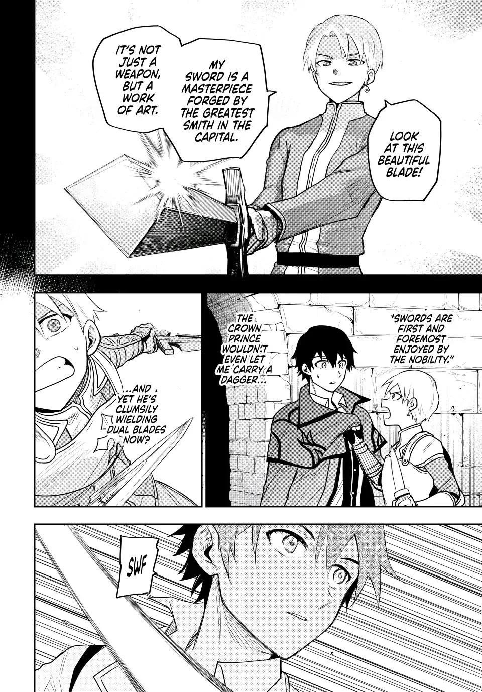 A Court Magician, Who Was Focused On Supportive Magic Because His Allies Were Too Weak, Aims To Become The Strongest After Being Banished Chapter 23 - Page 4 in English