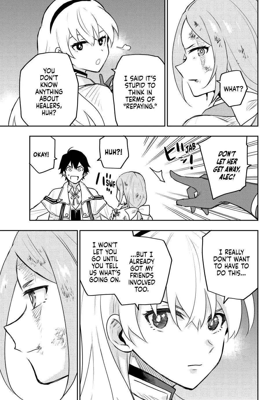 A Court Magician, Who Was Focused On Supportive Magic Because His Allies Were Too Weak, Aims To Become The Strongest After Being Banished Chapter 30 - Page 9 in English