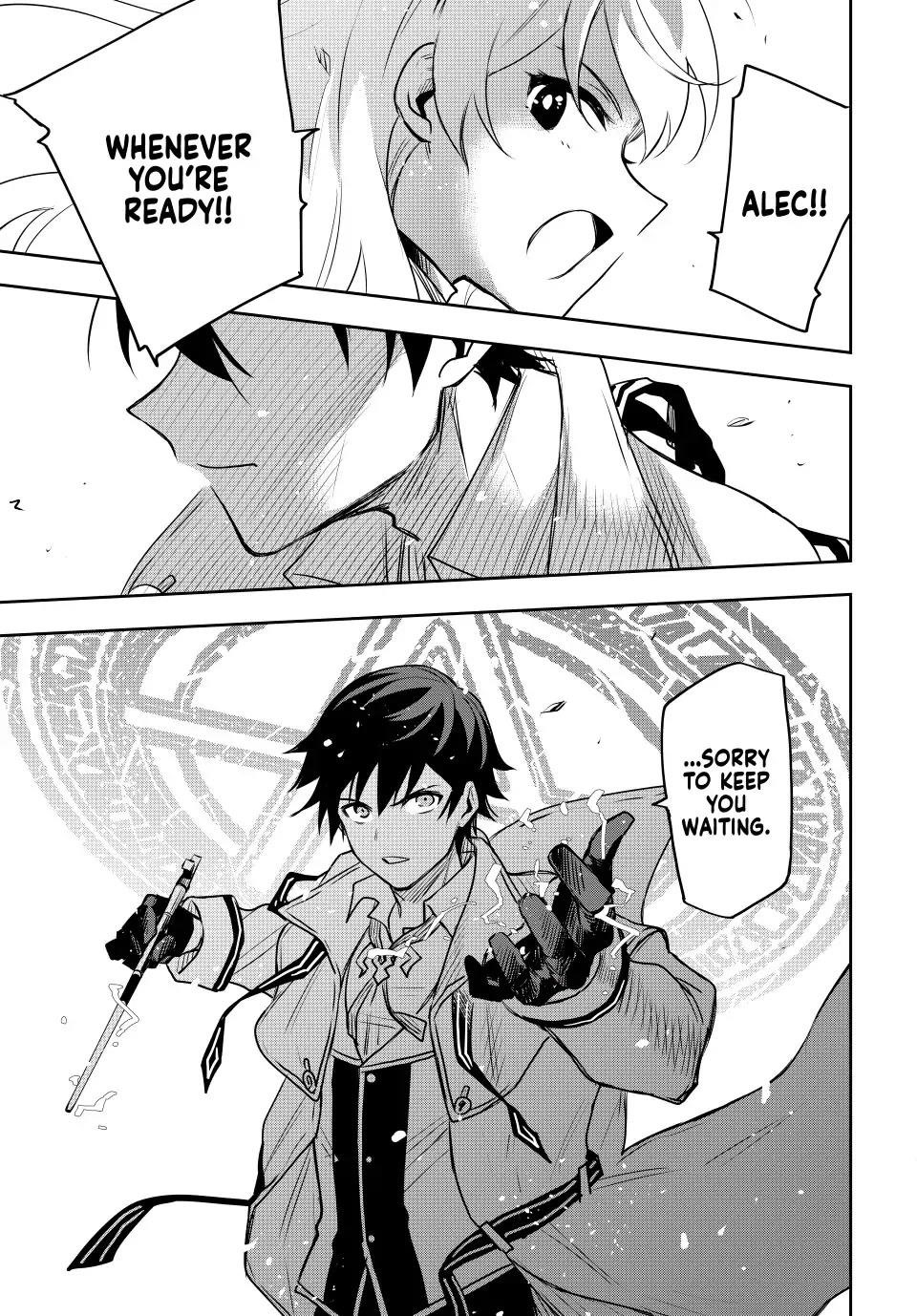 A Court Magician, Who Was Focused On Supportive Magic Because His Allies Were Too Weak, Aims To Become The Strongest After Being Banished Chapter 32 - Page 13 in English