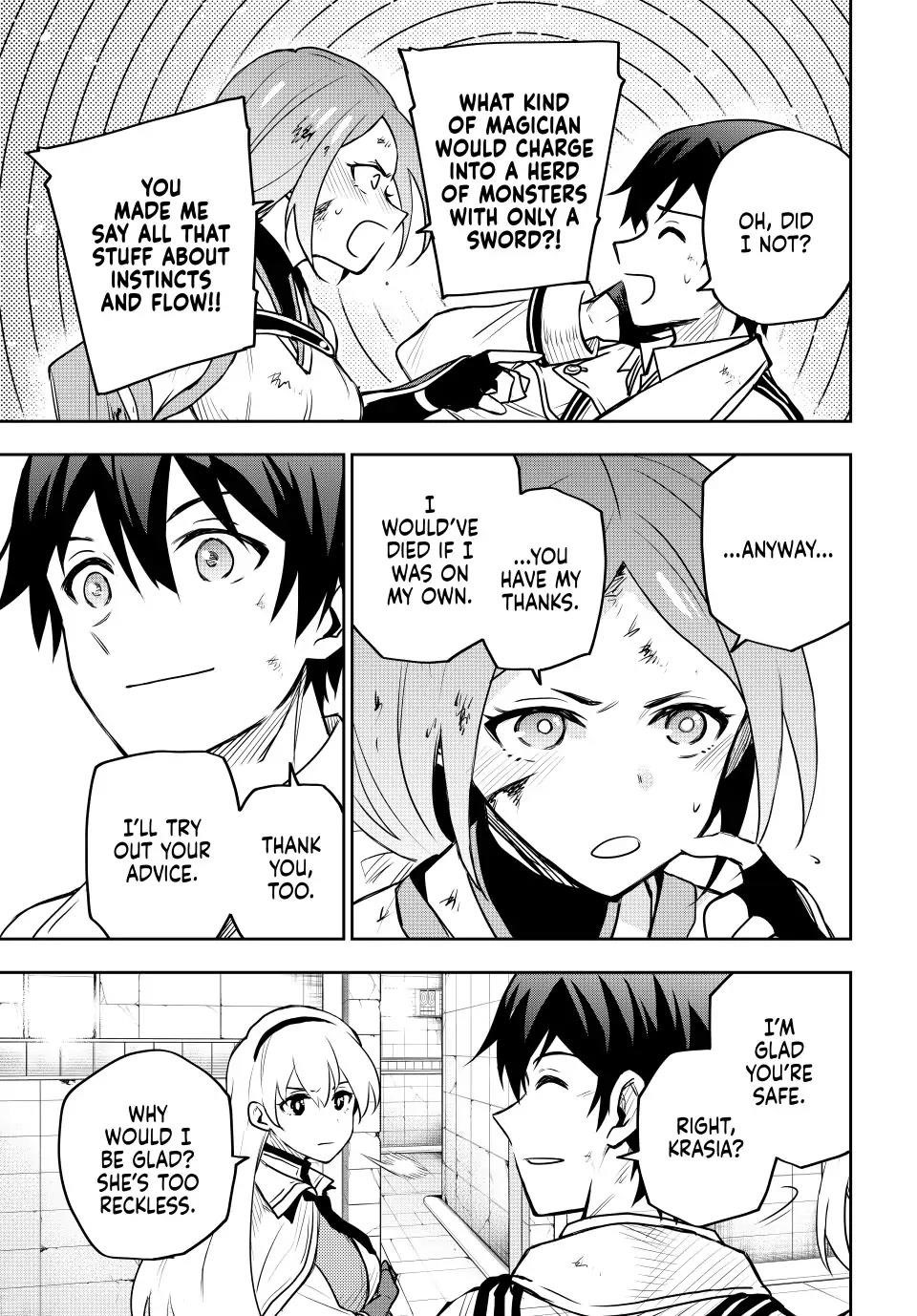 A Court Magician, Who Was Focused On Supportive Magic Because His Allies Were Too Weak, Aims To Become The Strongest After Being Banished Chapter 33 - Page 5 in English
