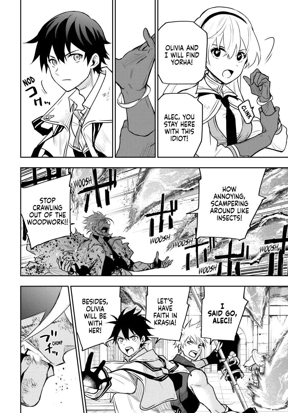 A Court Magician, Who Was Focused On Supportive Magic Because His Allies Were Too Weak, Aims To Become The Strongest After Being Banished Chapter 38 - Page 9 in English