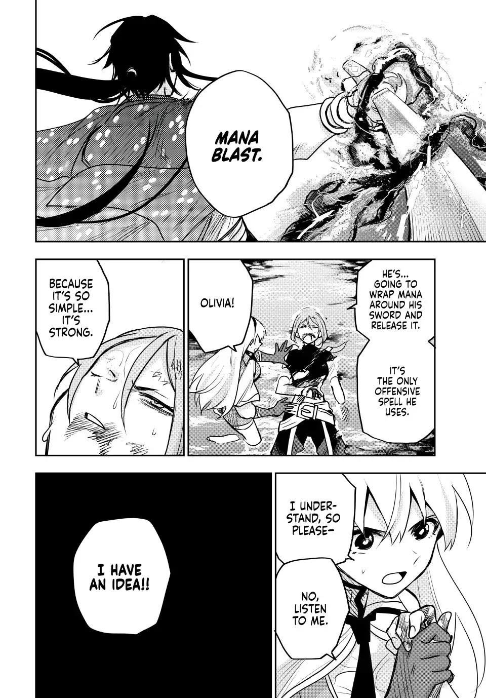 A Court Magician, Who Was Focused On Supportive Magic Because His Allies Were Too Weak, Aims To Become The Strongest After Being Banished Chapter 46 - Page 19 in English