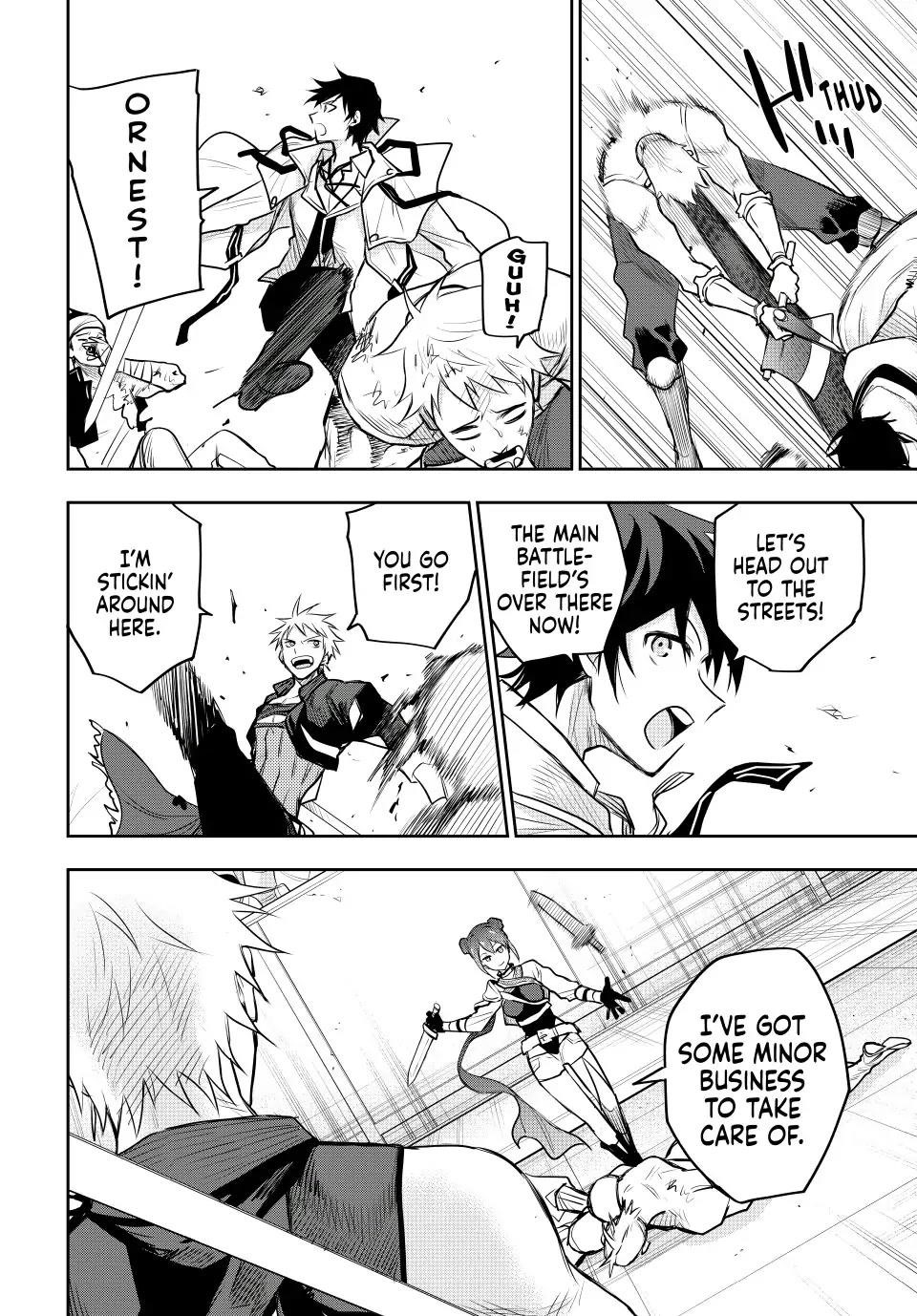 A Court Magician, Who Was Focused On Supportive Magic Because His Allies Were Too Weak, Aims To Become The Strongest After Being Banished Chapter 54 - Page 15 in English