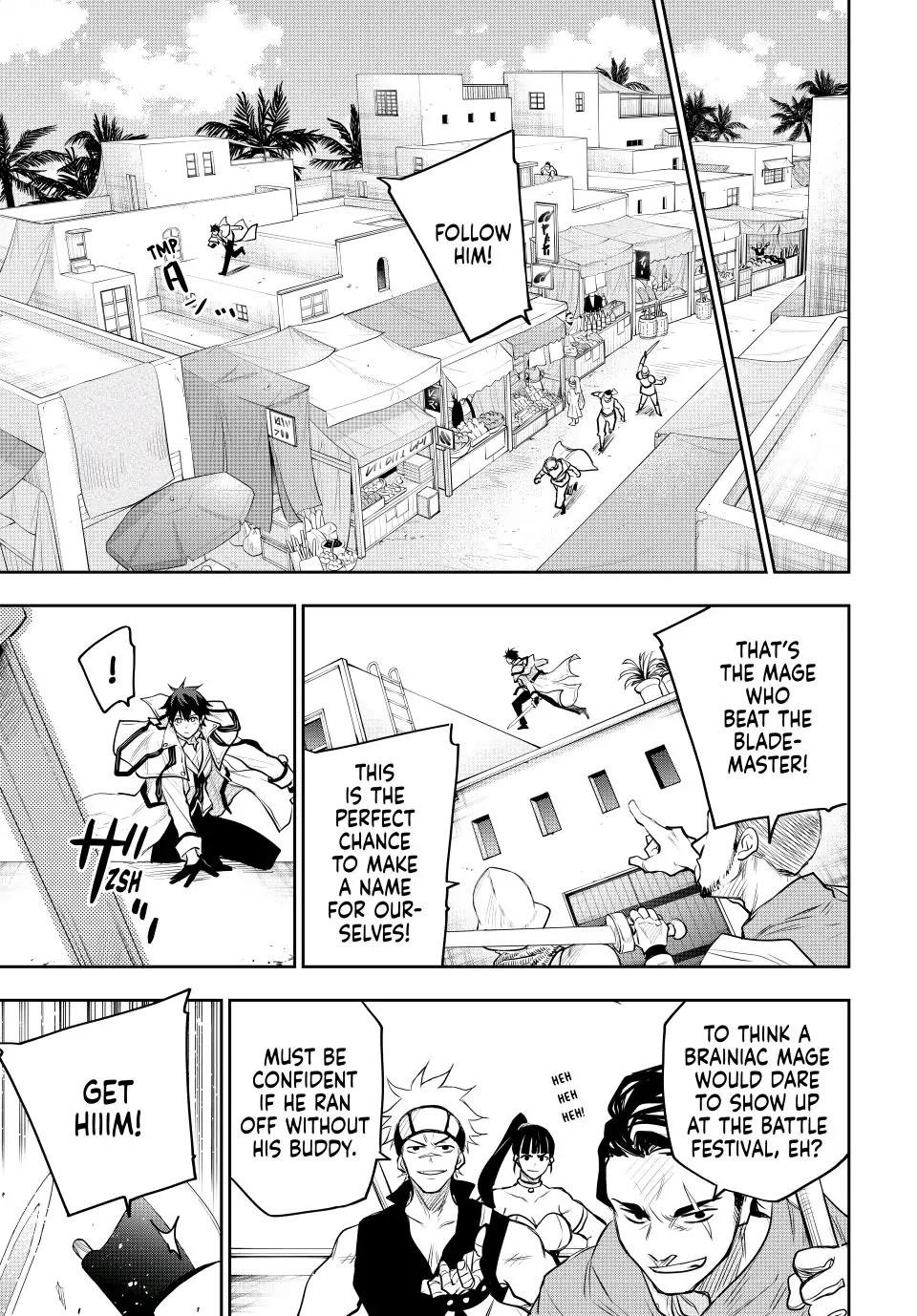 A Court Magician, Who Was Focused On Supportive Magic Because His Allies Were Too Weak, Aims To Become The Strongest After Being Banished Chapter 55 - Page 15 in English