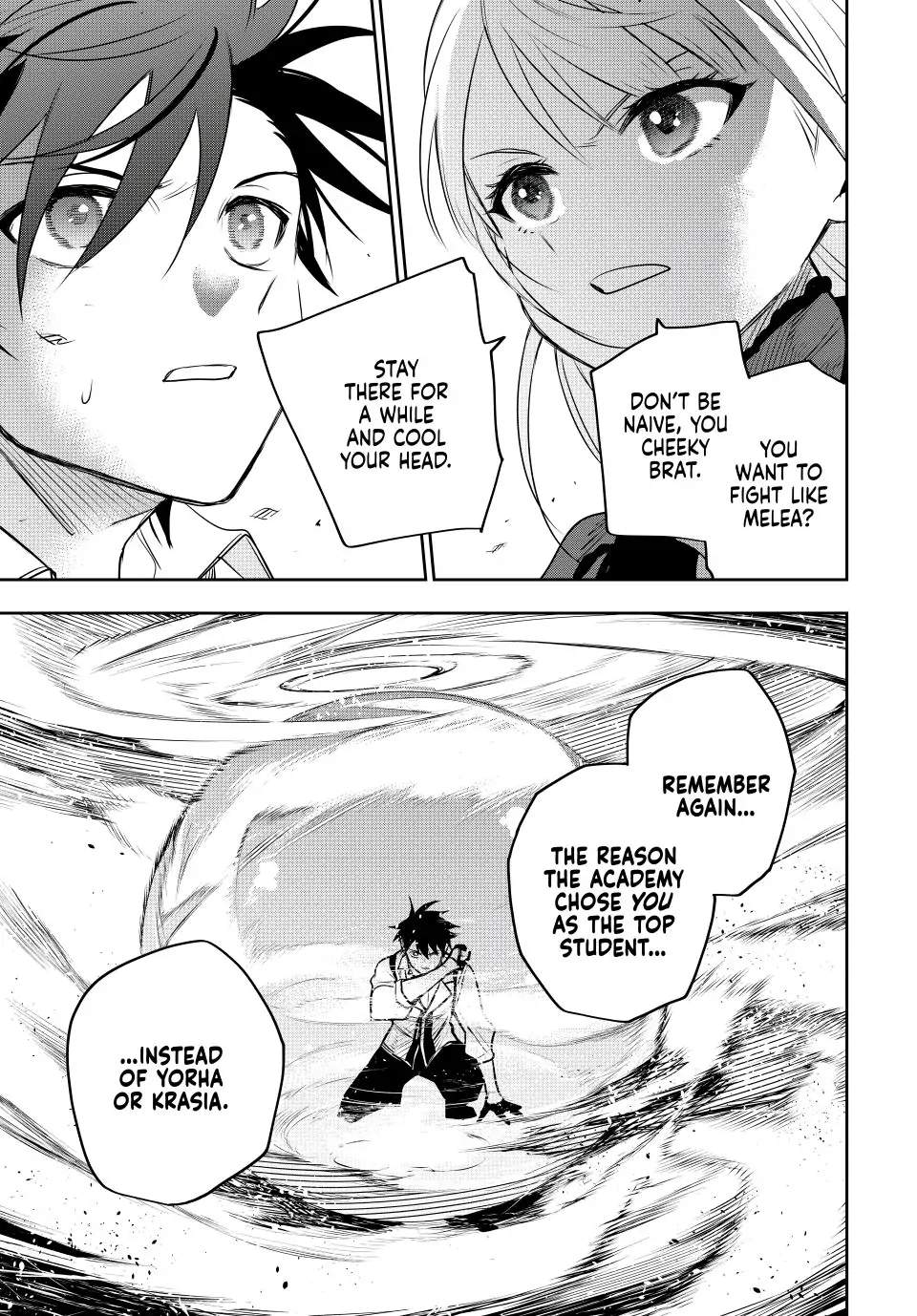 A Court Magician, Who Was Focused On Supportive Magic Because His Allies Were Too Weak, Aims To Become The Strongest After Being Banished Chapter 57 - Page 7 in English