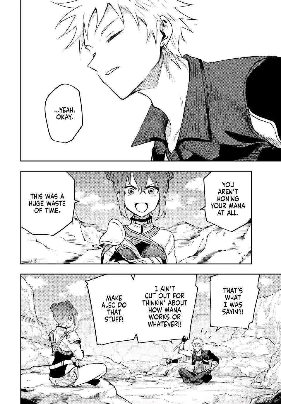 A Court Magician, Who Was Focused On Supportive Magic Because His Allies Were Too Weak, Aims To Become The Strongest After Being Banished Chapter 59 - Page 12 in English