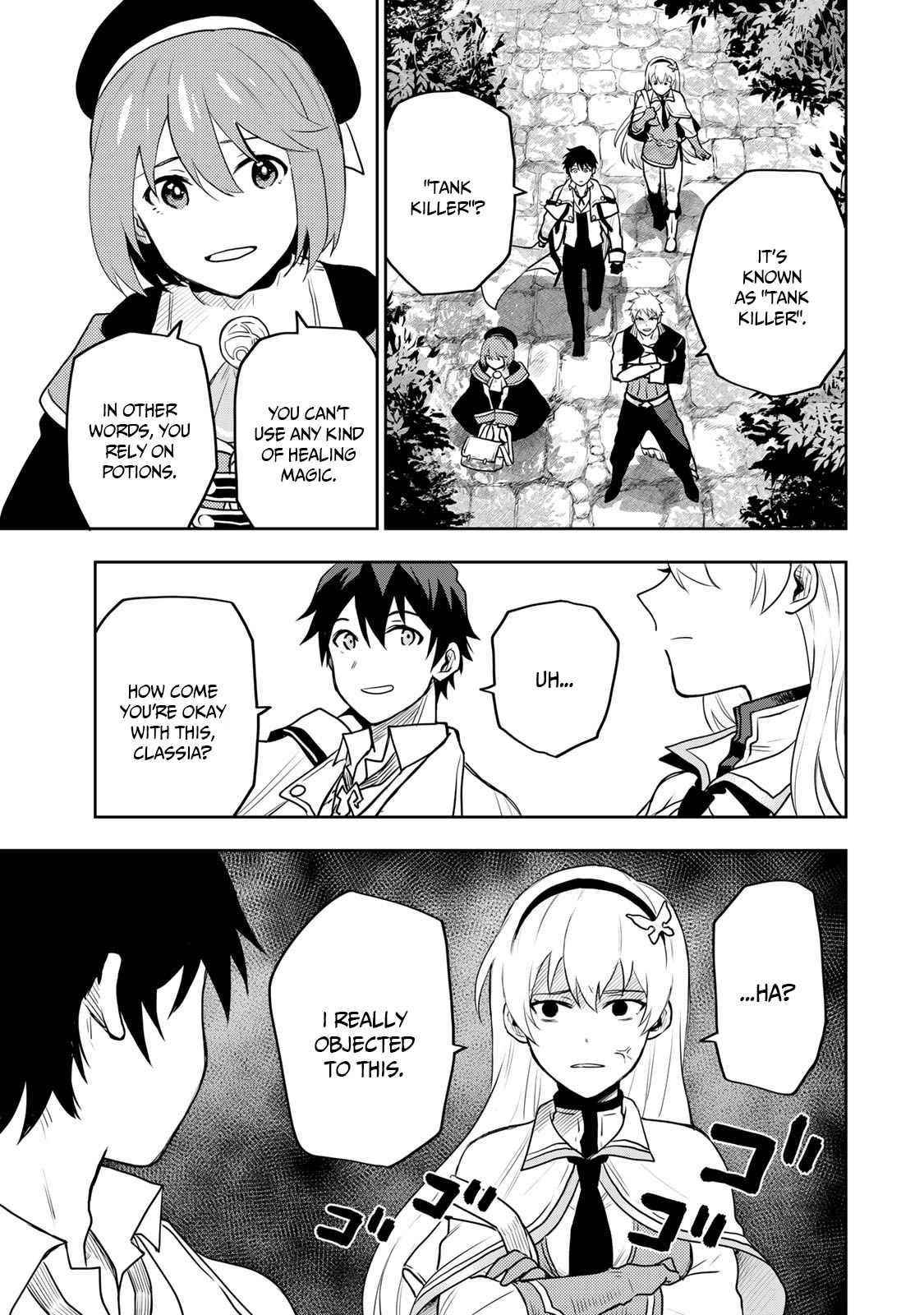 A Court Magician, Who Was Focused On Supportive Magic Because His Allies Were Too Weak, Aims To Become The Strongest After Being Banished Chapter 6 - Page 11 in English
