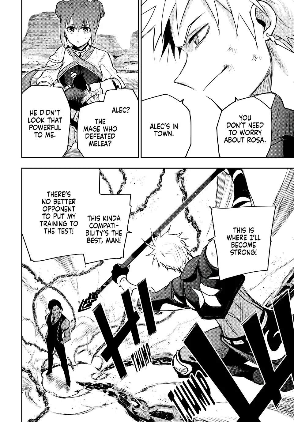 A Court Magician, Who Was Focused On Supportive Magic Because His Allies Were Too Weak, Aims To Become The Strongest After Being Banished Chapter 64 - Page 18 in English