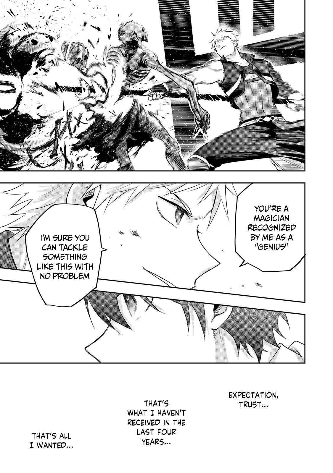 A Court Magician, Who Was Focused On Supportive Magic Because His Allies Were Too Weak, Aims To Become The Strongest After Being Banished Chapter 7 - Page 13 in English