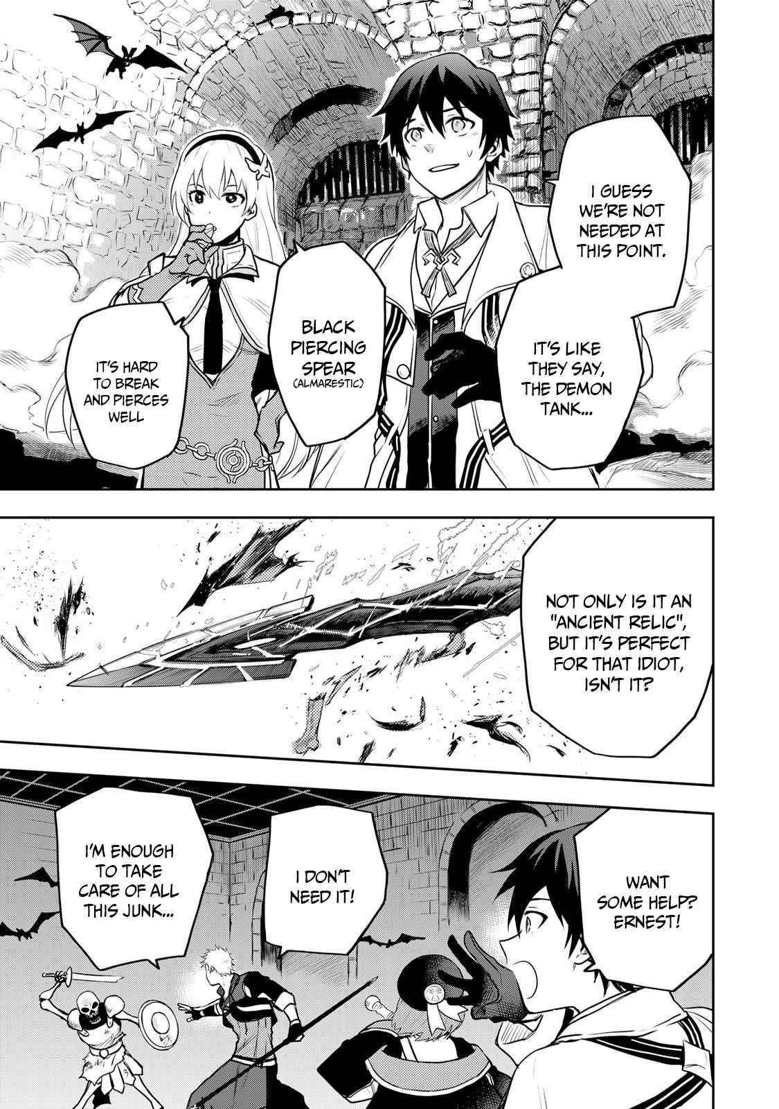 A Court Magician, Who Was Focused On Supportive Magic Because His Allies Were Too Weak, Aims To Become The Strongest After Being Banished Chapter 7 - Page 3 in English