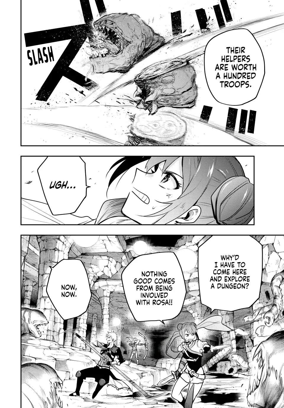 A Court Magician, Who Was Focused On Supportive Magic Because His Allies Were Too Weak, Aims To Become The Strongest After Being Banished Chapter 73 - Page 12 in English