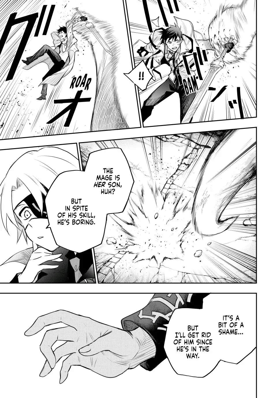 A Court Magician, Who Was Focused On Supportive Magic Because His Allies Were Too Weak, Aims To Become The Strongest After Being Banished Chapter 75 - Page 11 in English