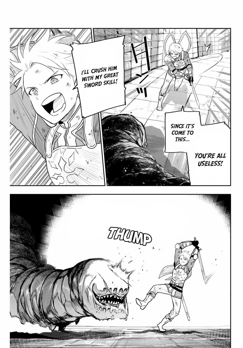 A Court Magician, Who Was Focused On Supportive Magic Because His Allies Were Too Weak, Aims To Become The Strongest After Being Banished Chapter 8.5 - Page 3 in English
