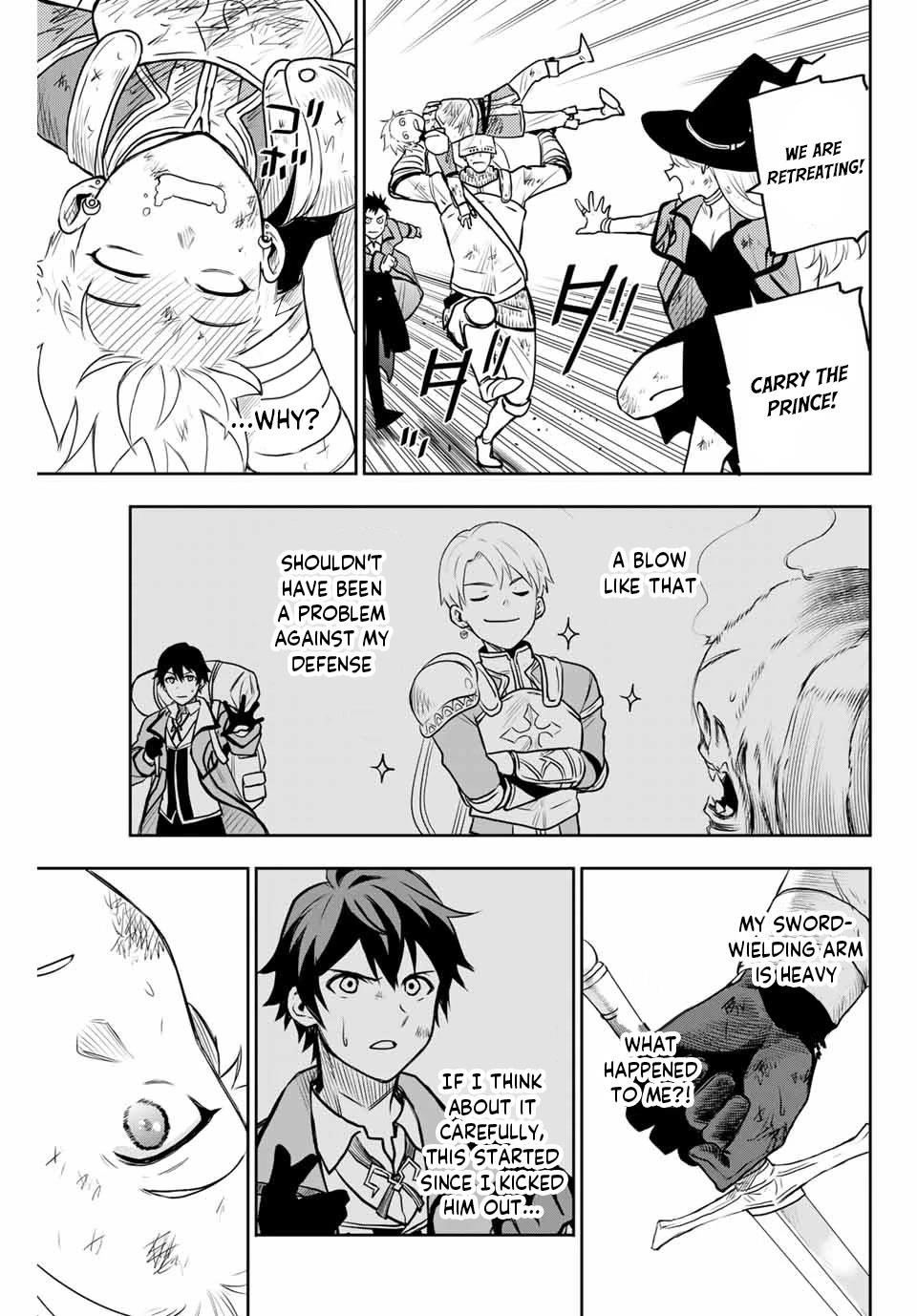 A Court Magician, Who Was Focused On Supportive Magic Because His Allies Were Too Weak, Aims To Become The Strongest After Being Banished Chapter 8.5 - Page 5 in English