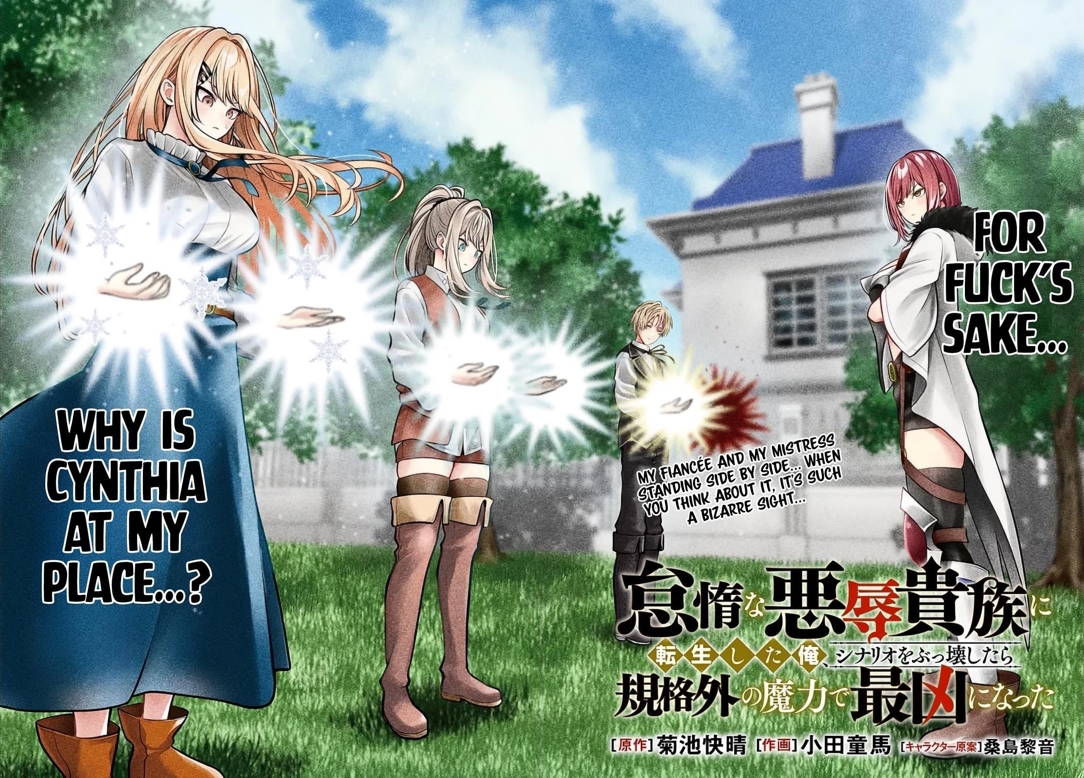 Reincarnated as the Lazy and Villainous Noble, I Broke the Scenario and Became the Most Formidable With Extraordinary Magic Chapter 5 - Page 3 in English