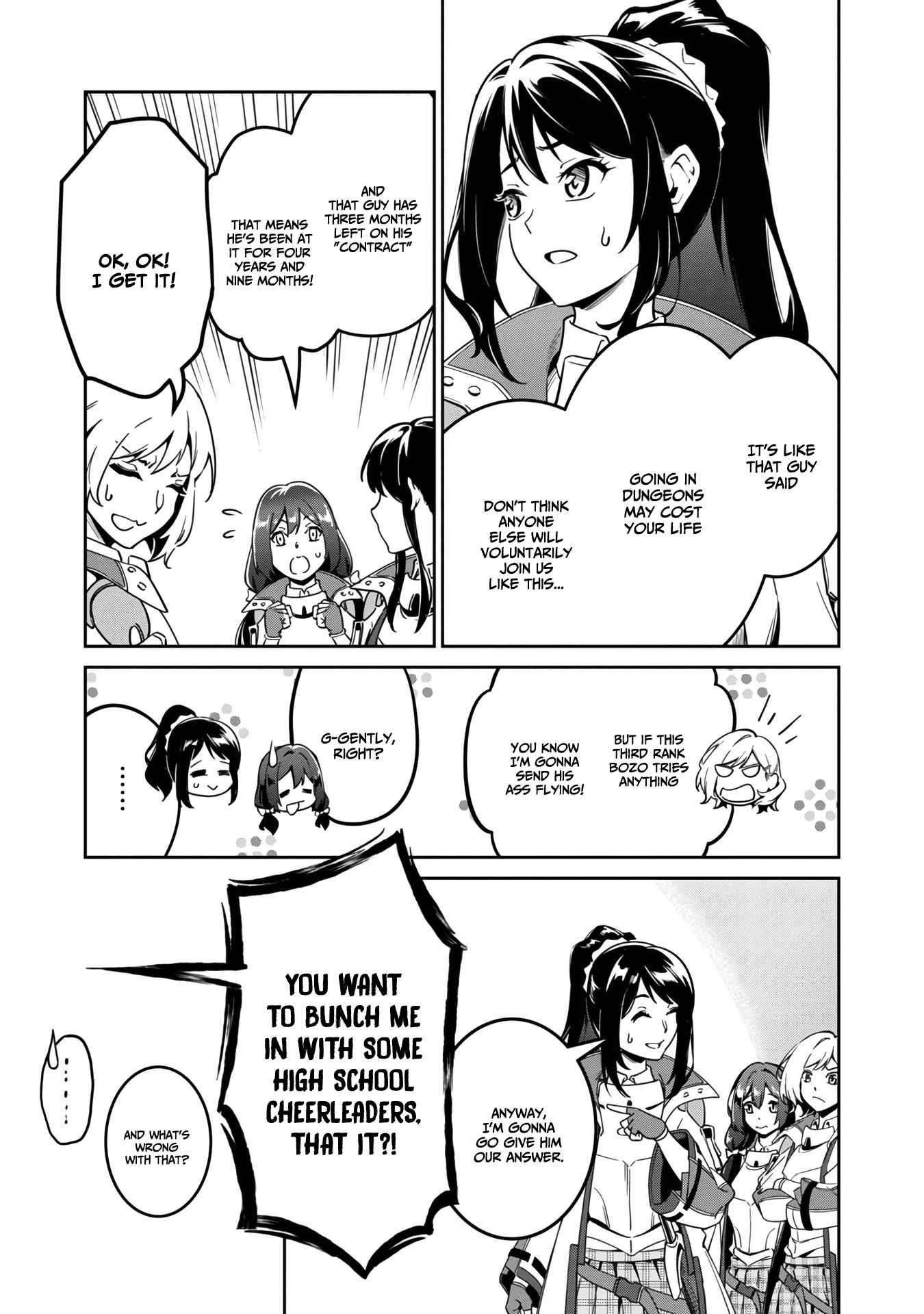 Saitei Rank no Boukensha, Yuusha Shoujo wo Sodateru Orette Chapter 1.2 - Page 21 in English