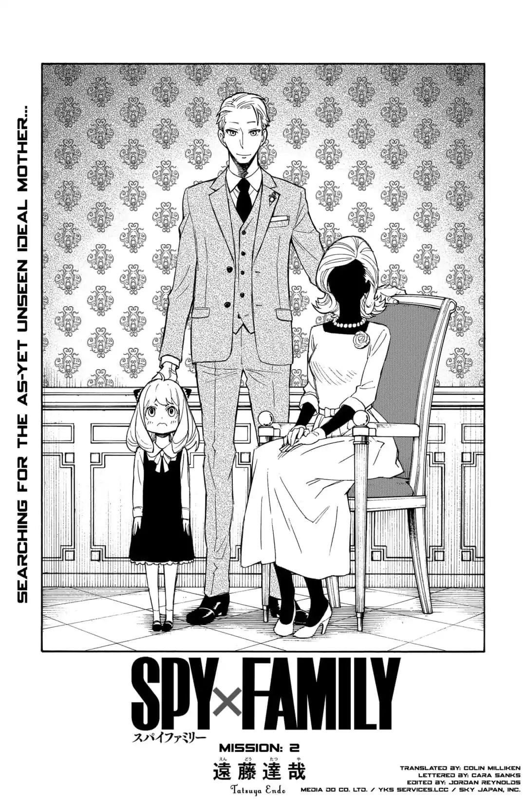 Spy X Family Chapter 2 - Page 3 in English