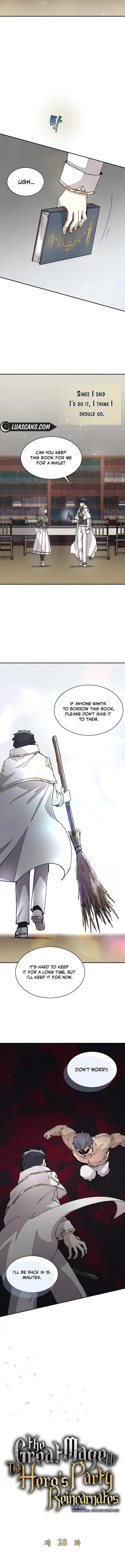 The Great Mage of the Hero’s Party Reincarnates Chapter 28 - Page 5 in English