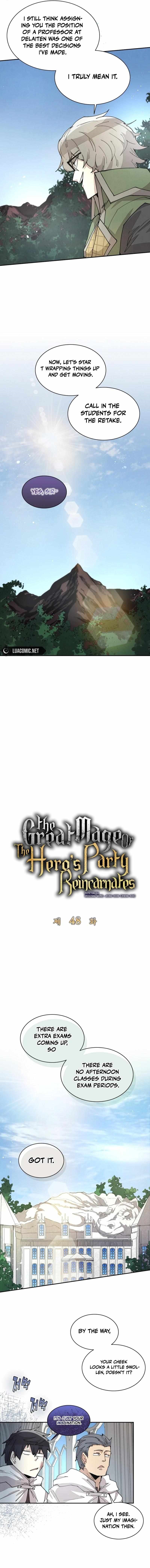 The Great Mage of the Hero’s Party Reincarnates Chapter 48 - Page 4 in English