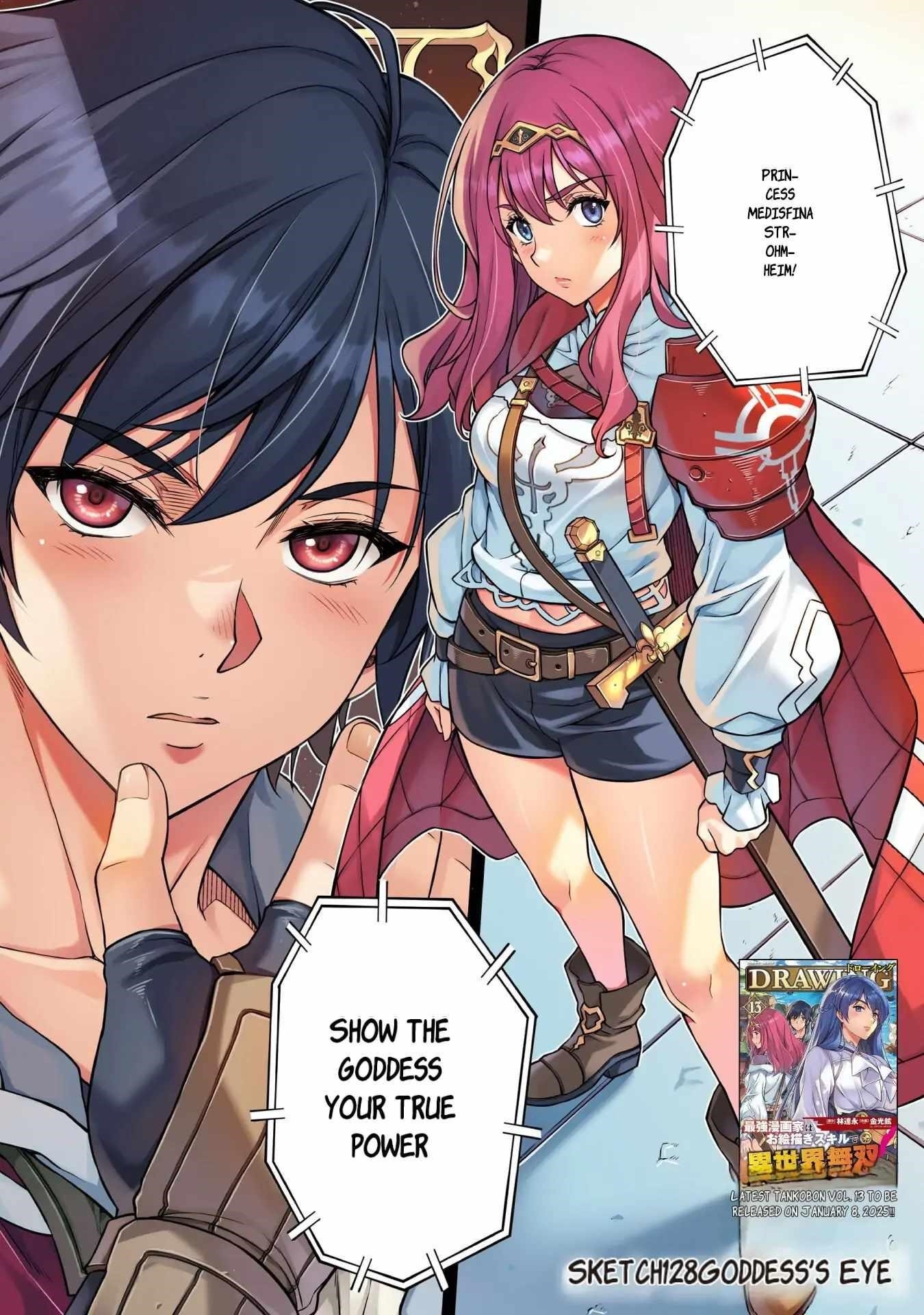 Drawing: Saikyou Mangaka wa Oekaki Skill de Isekai Musou Suru! Chapter 128 - Page 3 in English