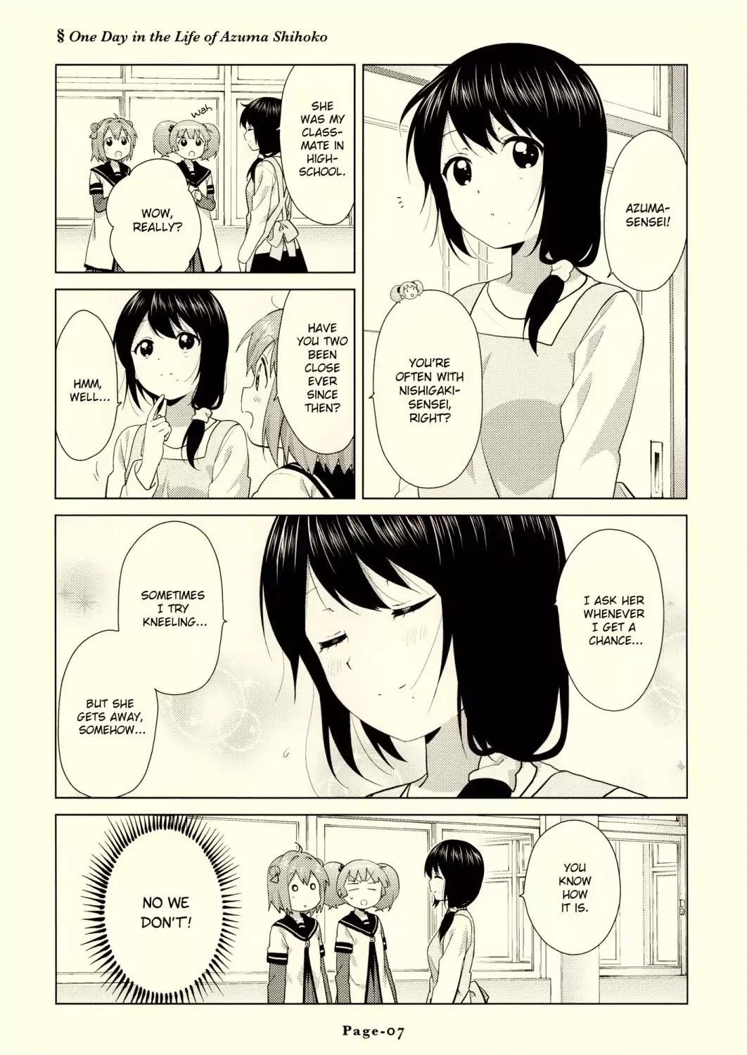 Yuru Yuri Chapter 108.6 - Page 8 in English