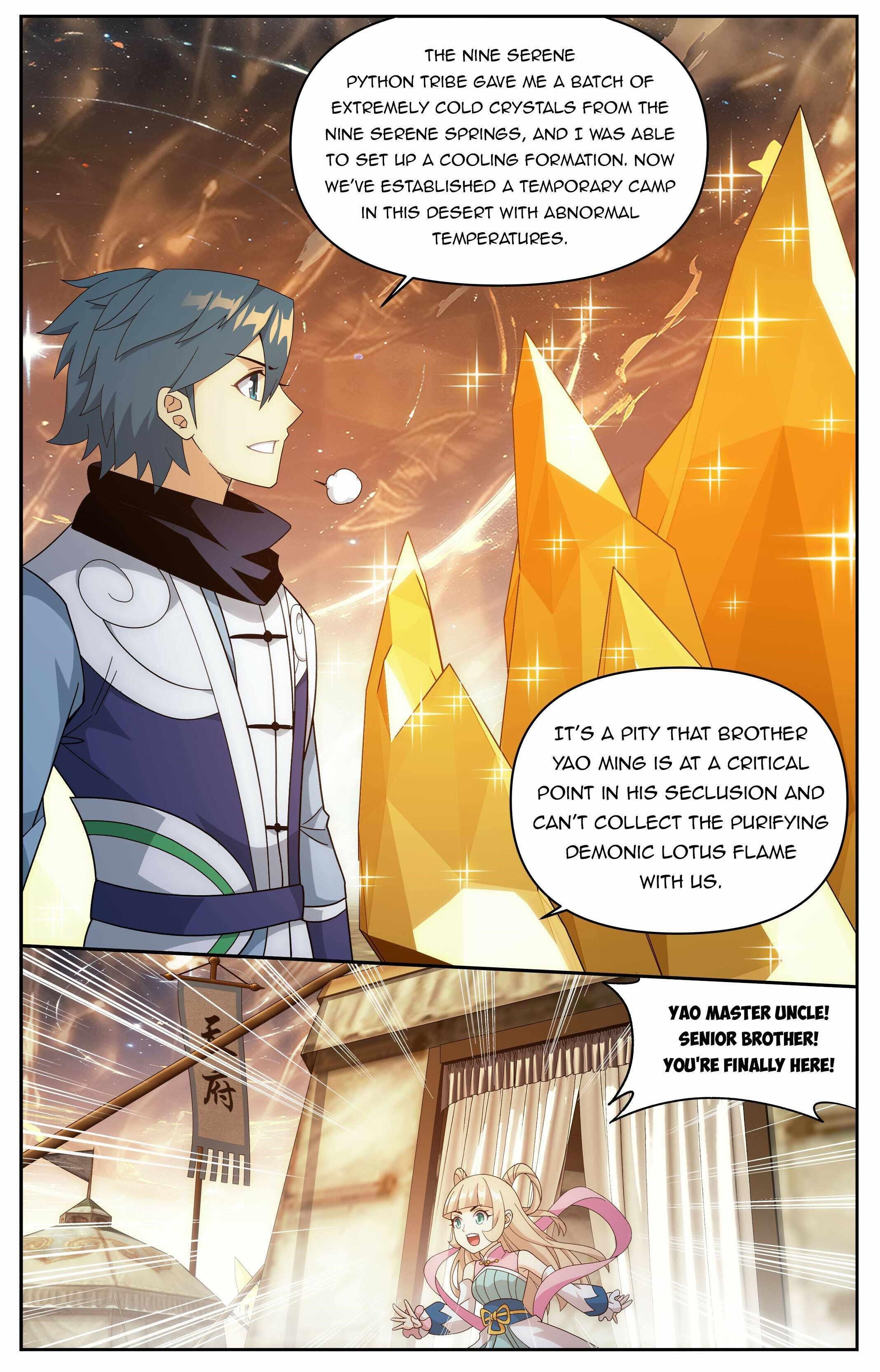 BATTLE THROUGH THE HEAVENS Chapter 415 - Page 8 in English