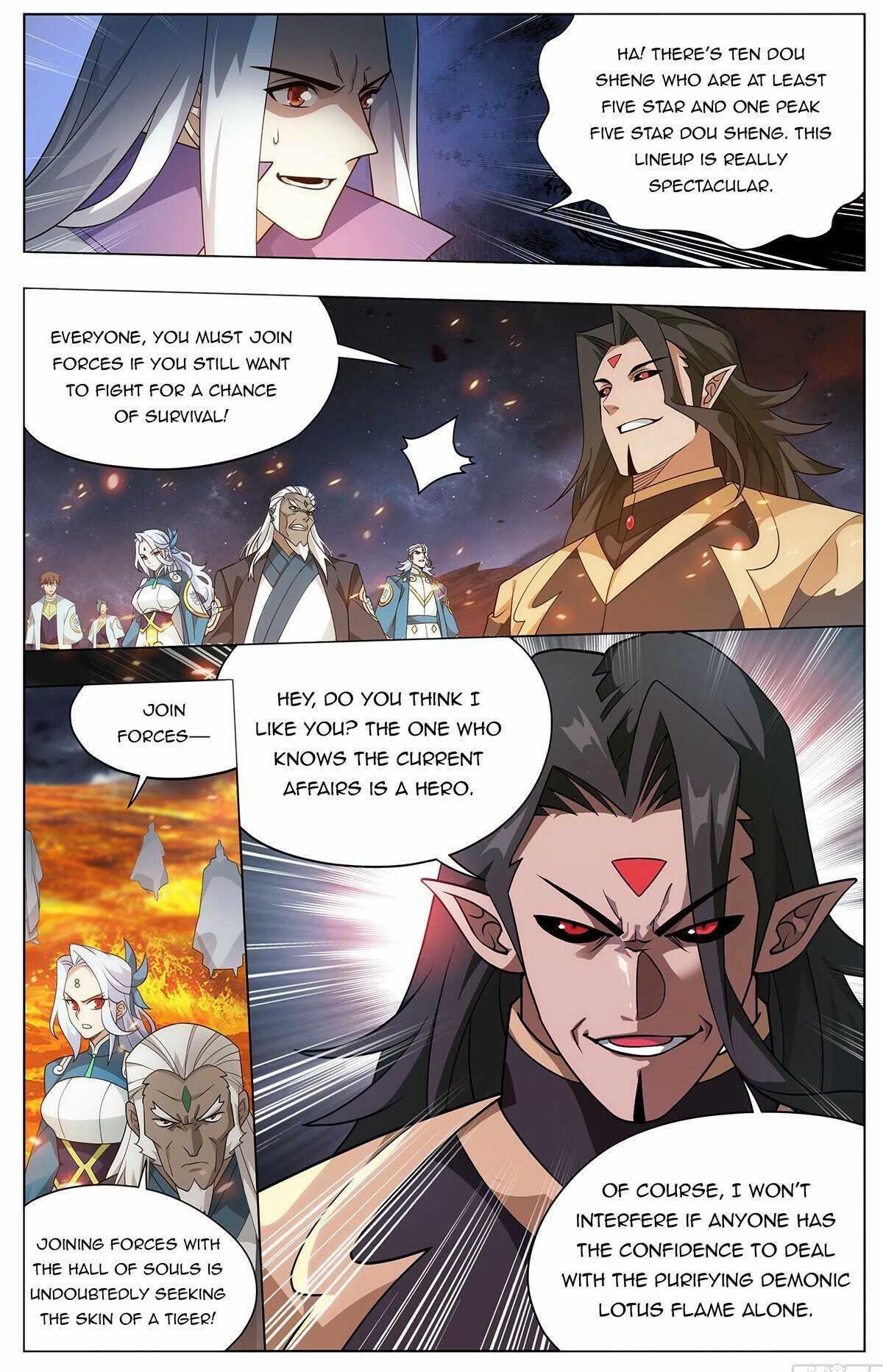 BATTLE THROUGH THE HEAVENS Chapter 421 - Page 12 in English