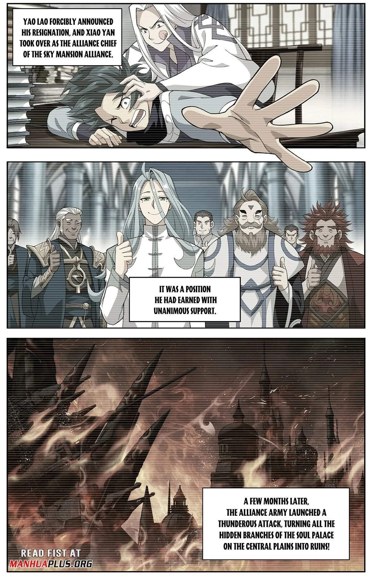BATTLE THROUGH THE HEAVENS Chapter 453 - Page 10 in English
