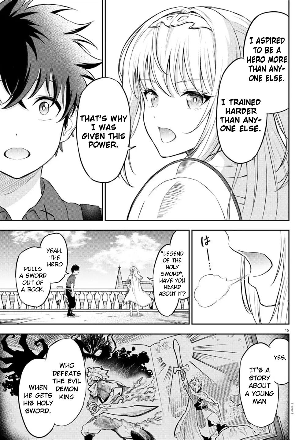 Cherry Hero and the "Holy" Sword Chapter 1 - Page 17 in English