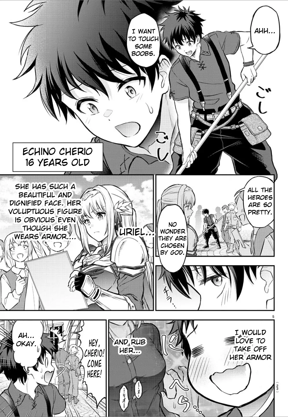 Cherry Hero and the "Holy" Sword Chapter 1 - Page 7 in English