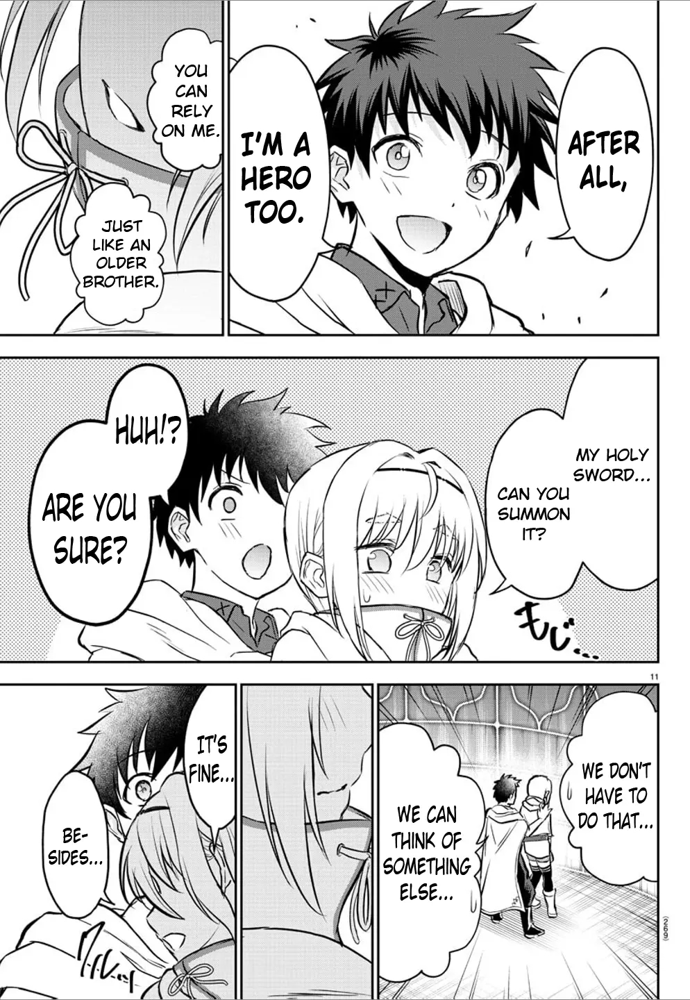 Cherry Hero and the "Holy" Sword Chapter 7 - Page 11 in English