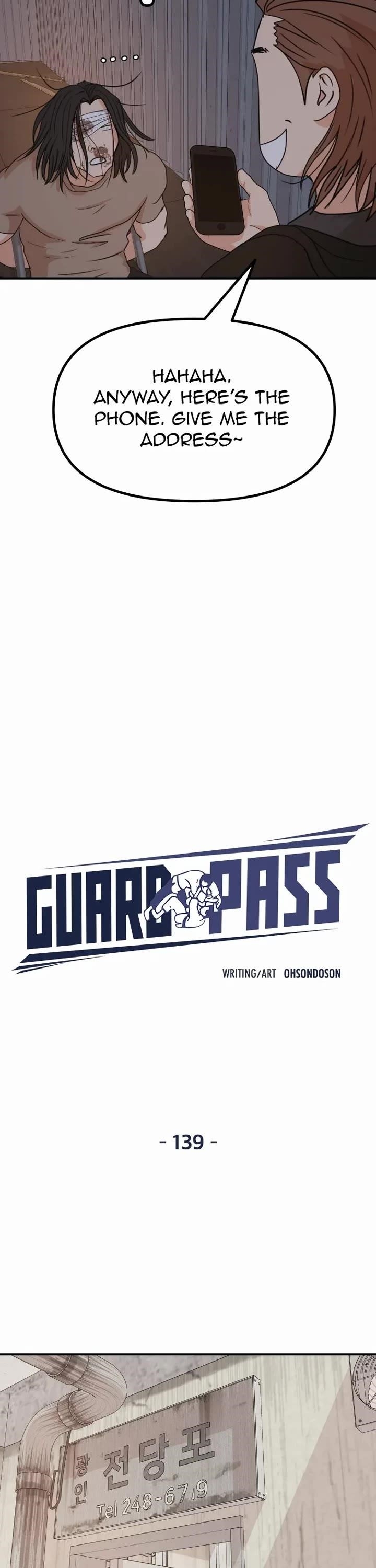 Guard Pass Chapter 139 - Page 8 in English