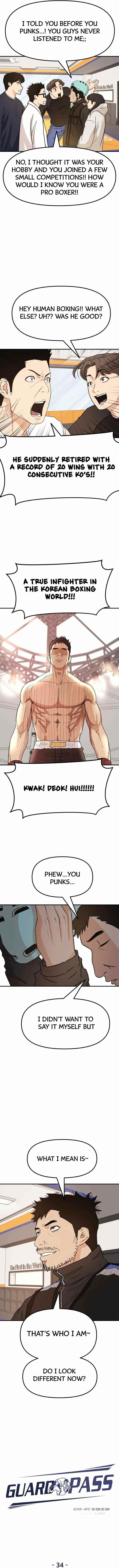 Guard Pass Chapter 34 - Page 4 in English